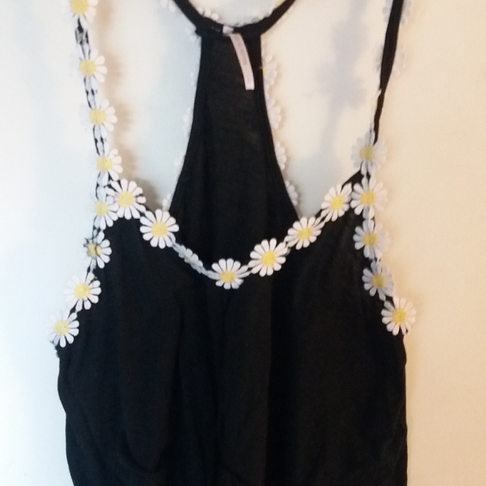 Black tank top